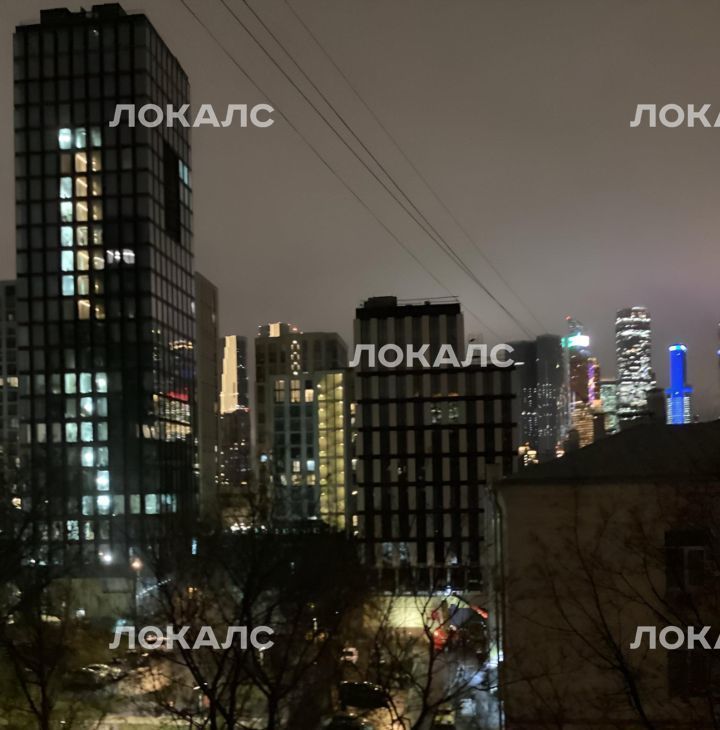 Сдается 1к квартира на Звенигородское шоссе, 13, метро Краснопресненская, г. Москва