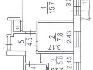 2-комнатная квартира: Москва, Иерусалимский проезд, 4 (37.66 м²)