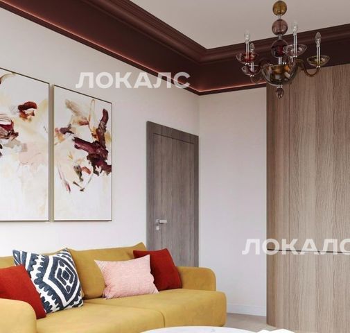 Сдам 2к квартиру на улица Врубеля, 4к1, метро Панфиловская, г. Москва