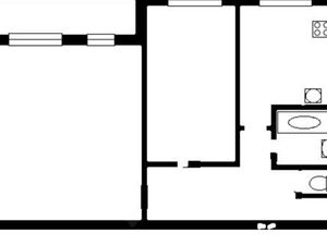 2-комнатная квартира: Санкт-Петербург, Дунайский проспект, 5 (45.4 м²)