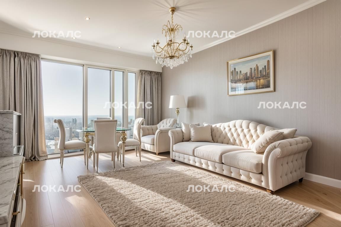 Аренда 2-комнатной квартиры на г Москва, 1-й Красногвардейский проезд, д 21 стр 2, метро Международная, г. Москва