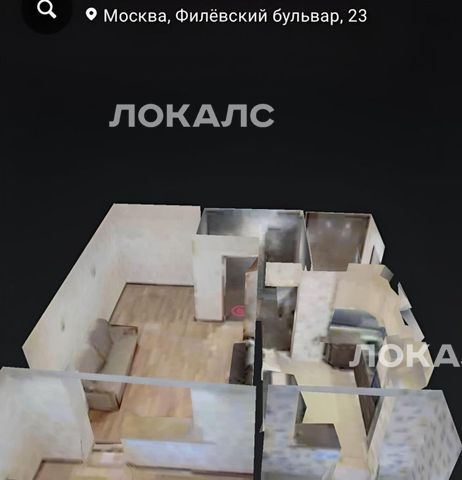 Сдаю 1к квартиру на Филевский бульвар, 23, метро Фили, г. Москва