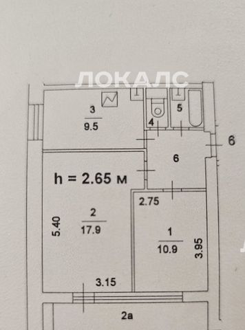 Сдаю 2-комнатную квартиру на Шипиловская улица, 5к1, метро Домодедовская, г. Москва