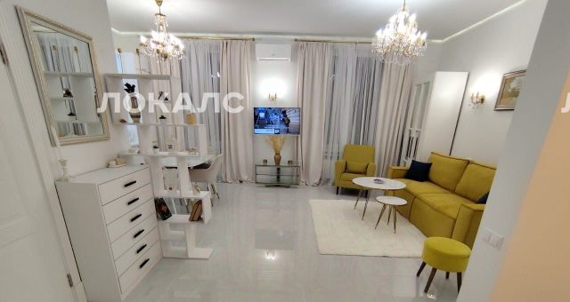 Сдам 1-комнатную квартиру на улица Зорге, 9к1, метро Хорошёвская, г. Москва