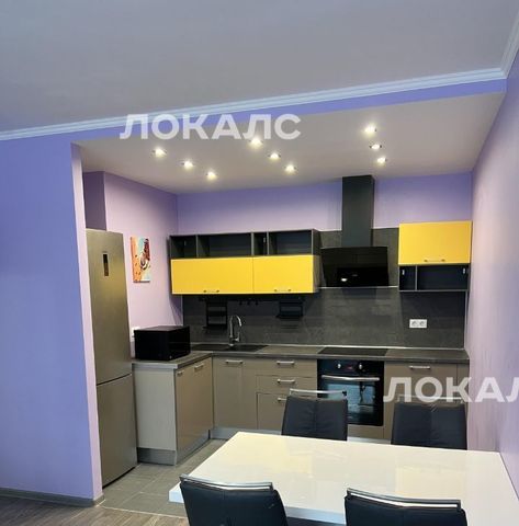Сдается двухкомнатная квартира на улица Александры Монаховой, 96к2, метро Бунинская аллея, г. Москва