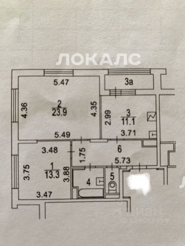 Сдам 2х-комнатную квартиру на улица Нижняя Хохловка, 8, метро Новохохловская, г. Москва