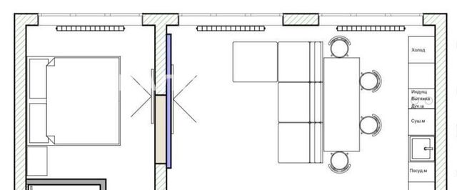 Сдается 2х-комнатная квартира на Шелепихинская набережная, 42к1, метро Хорошёво, г. Москва