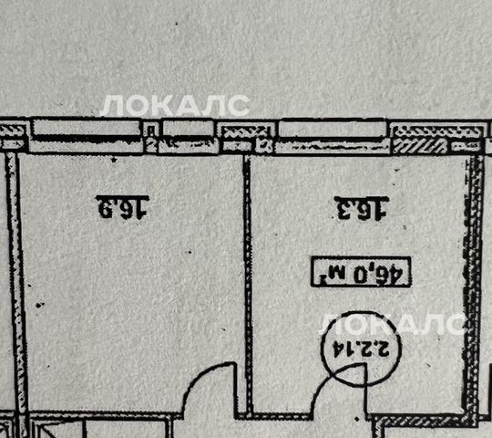 Аренда 1-к квартиры на Востряковское шоссе, 7с2, метро Озёрная, г. Москва