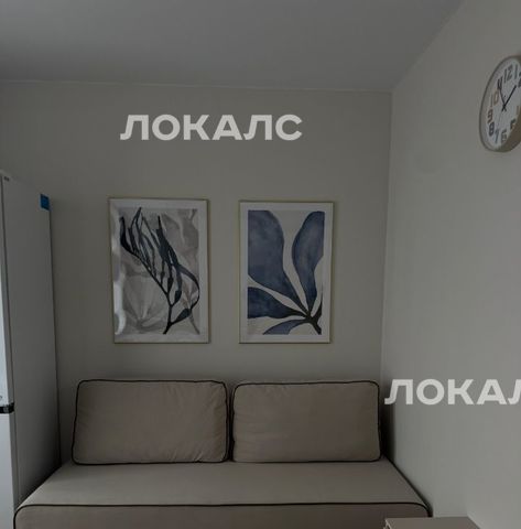 Сдам двухкомнатную квартиру на улица Аэростатная, 15к9, г. Москва