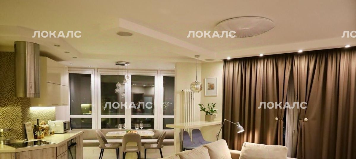 Сдам 3-к квартиру на 1-й Нагатинский проезд, 11к1, метро Нагорная, г. Москва